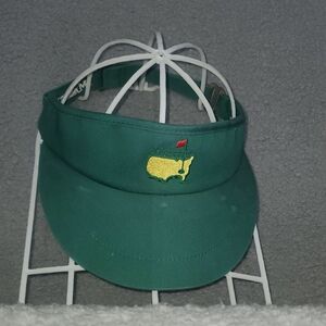 American Needle Green Kids Visor with Yellow Embroidery